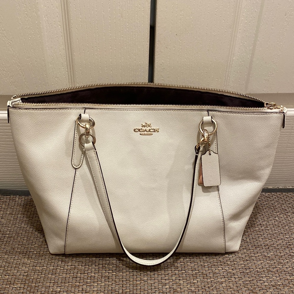 Coach Chalk Faux Leather Bag